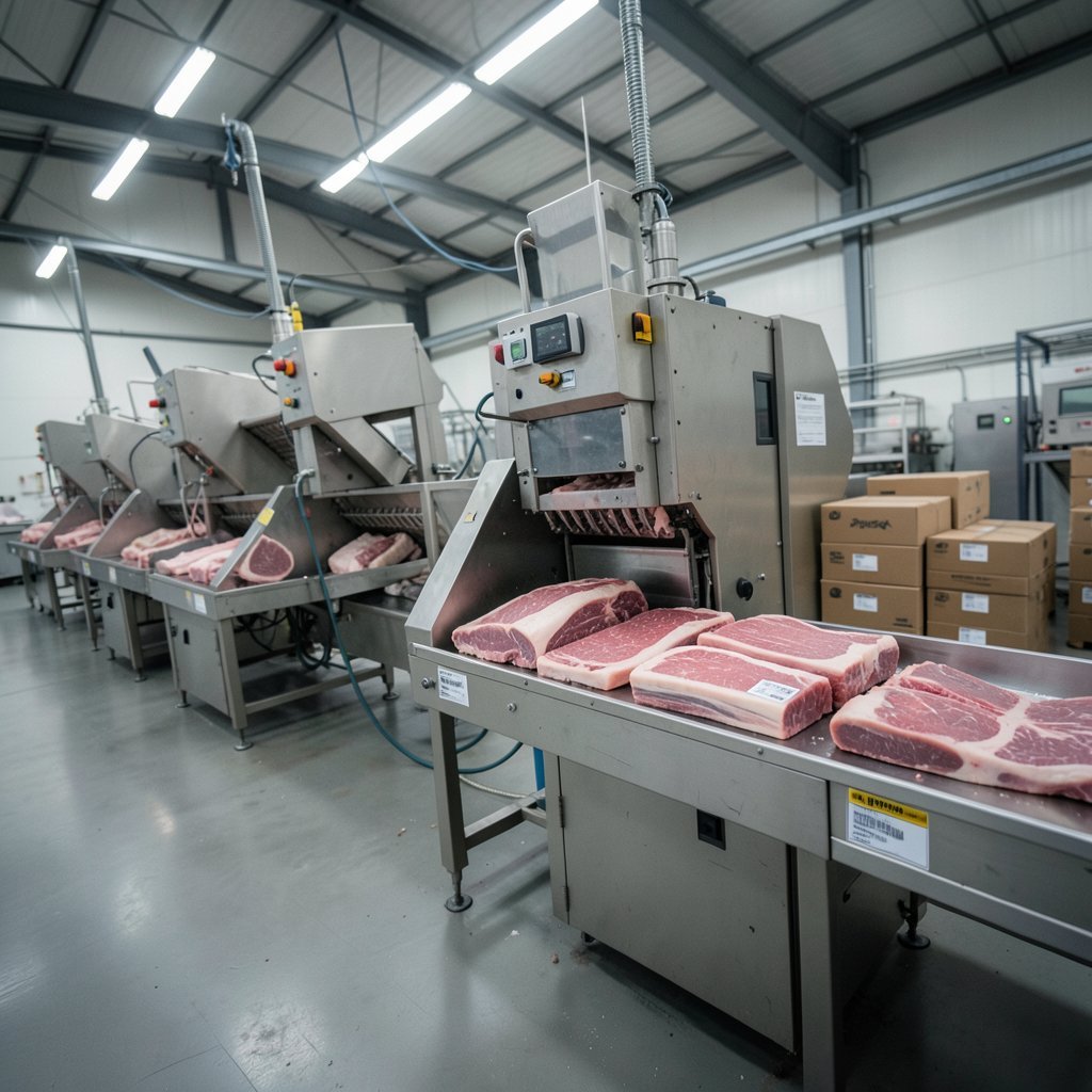 máquinas de processamento de carnes
