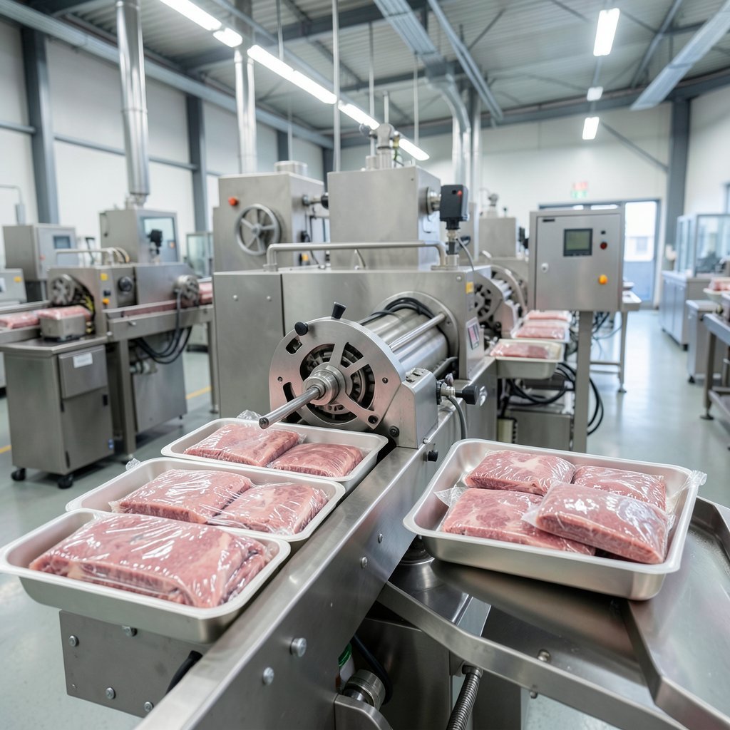 automação na indústria de carnes