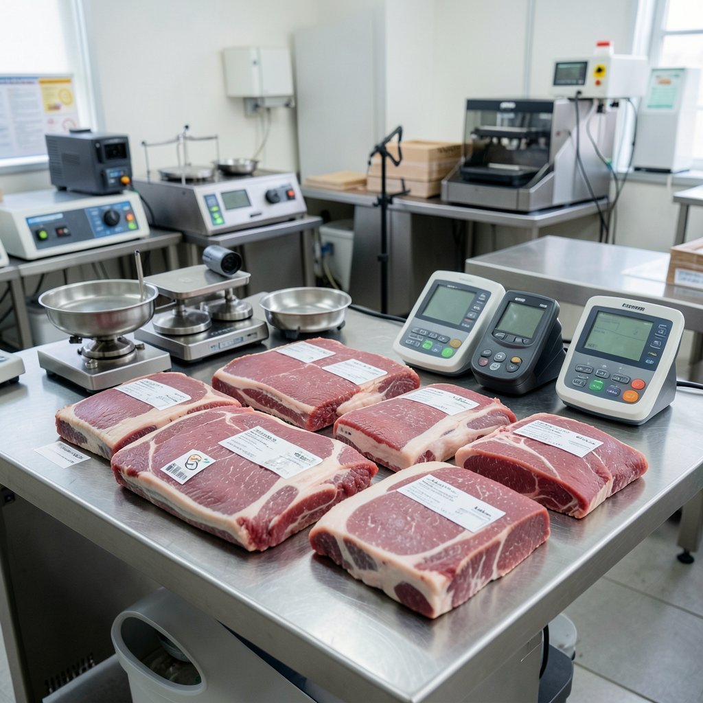 segurança e controle de qualidade em carnes