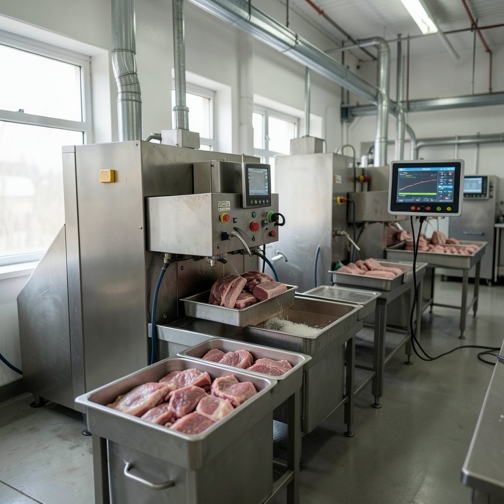 tecnologia no processamento de carnes