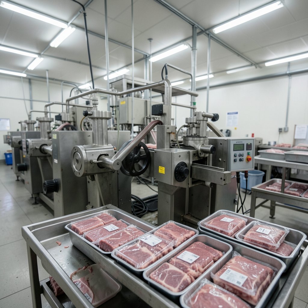 tecnologia no processamento de carnes